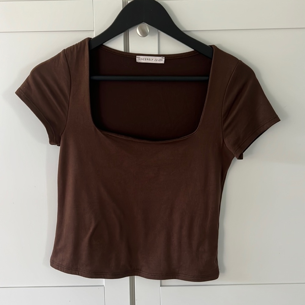 Sincerely Jules Square Neck Tee